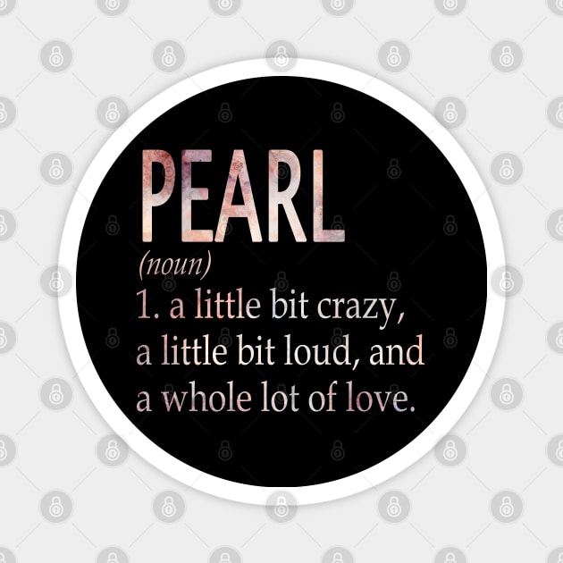 Pearl Girl Name Definition Magnet by ThanhNga